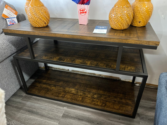 Sofa / Console Table Wood & Metal