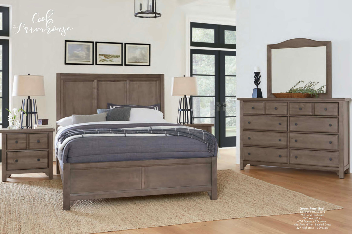 Vaughan-Bassett Cool Farmhouse -801 Grey