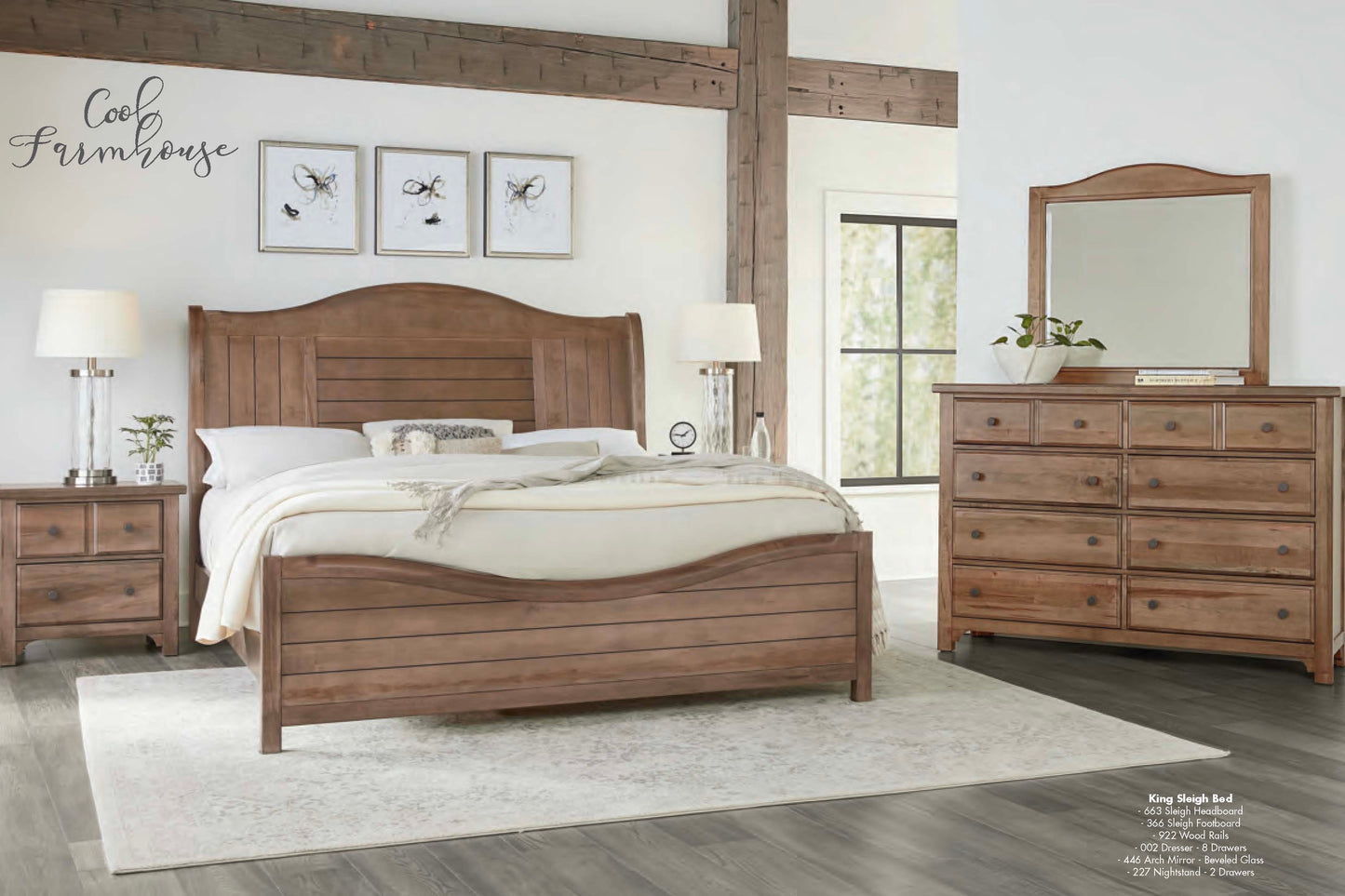 Vaughan-Bassett Cool Farmhouse -800 Natural