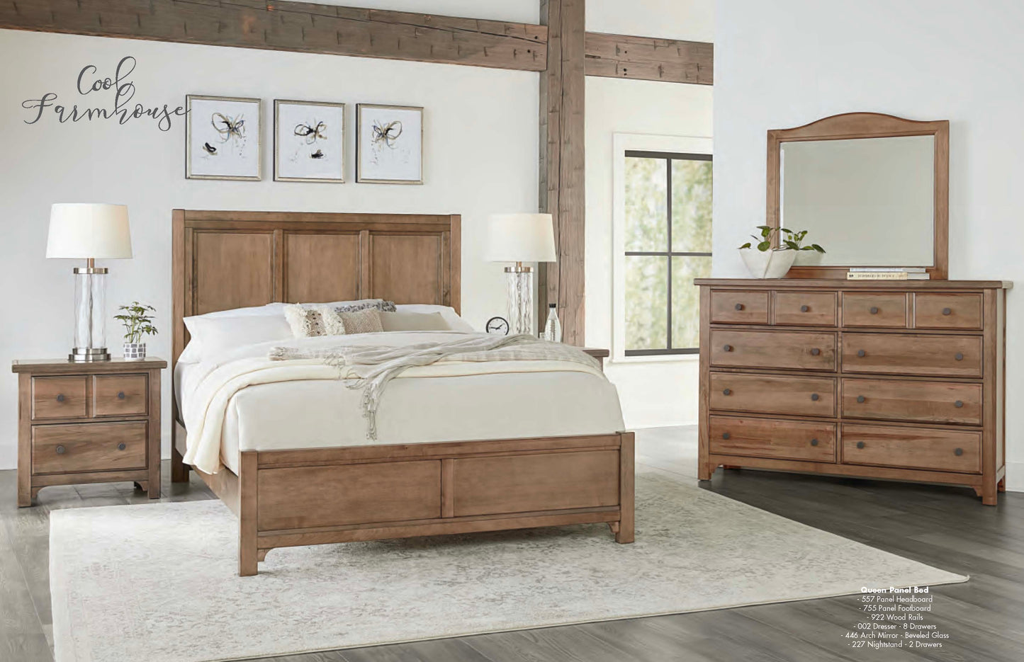 Vaughan-Bassett Cool Farmhouse -800 Natural