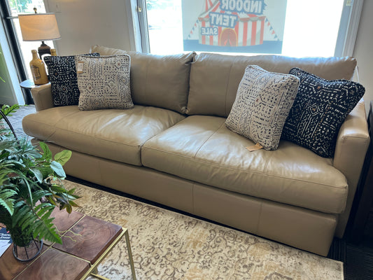Best Home Furnshings Rumor'd Leather Sofa