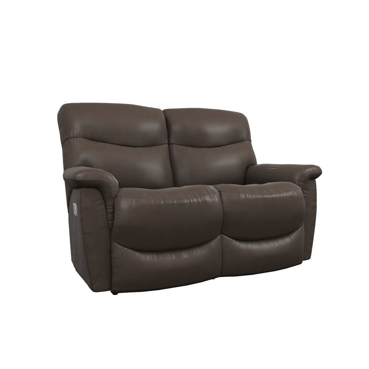James Power Reclining Loveseat W/ Head Tilt Leather