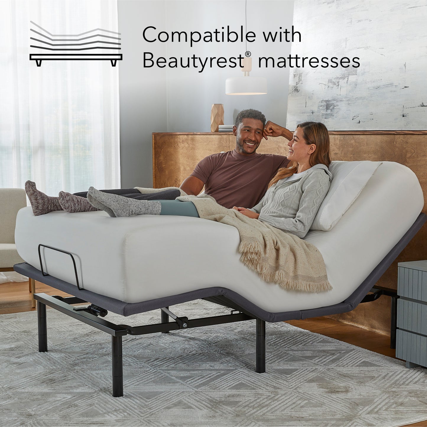 Beautyrest Silver Adjustable Base