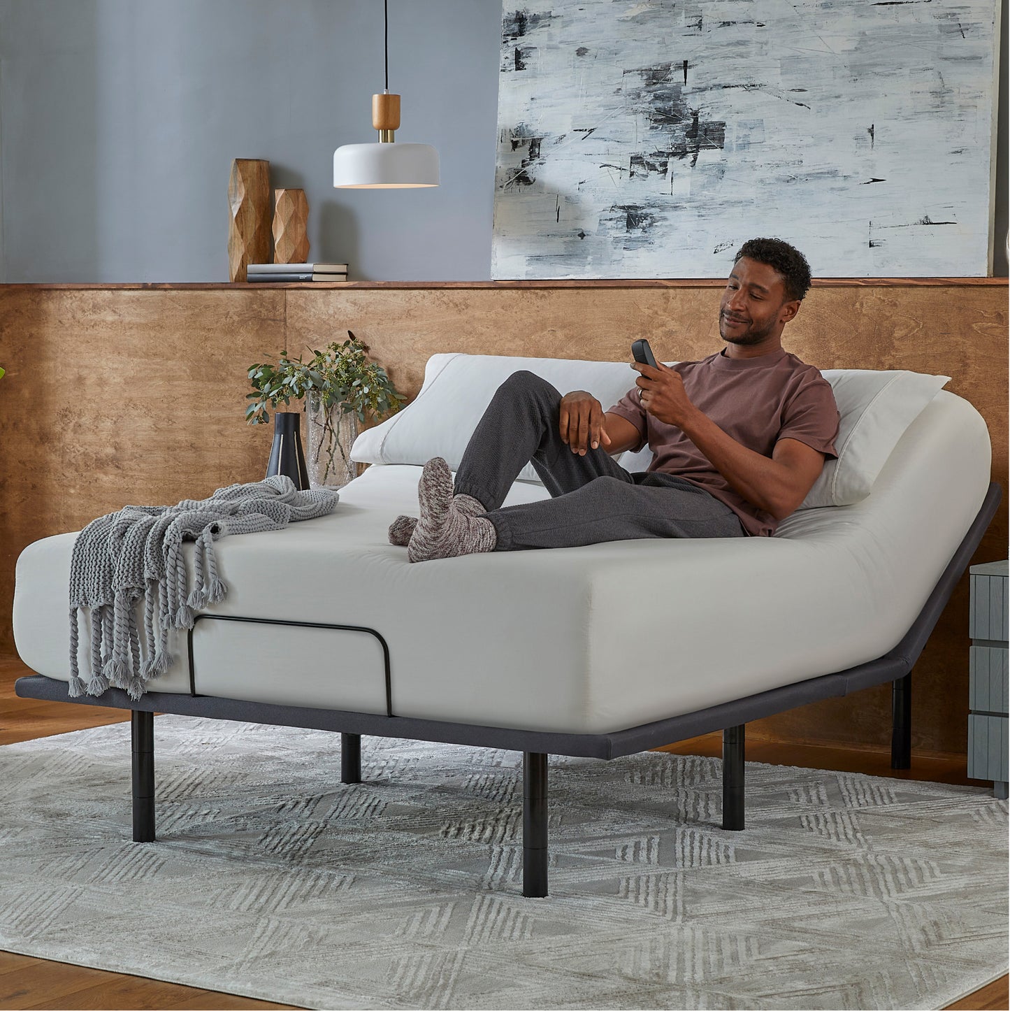 Serta Silver Adjustable Base