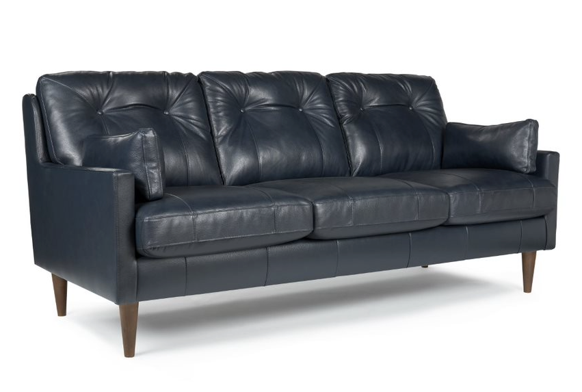 Best Chair Trevin Stationary Sofa - Leather