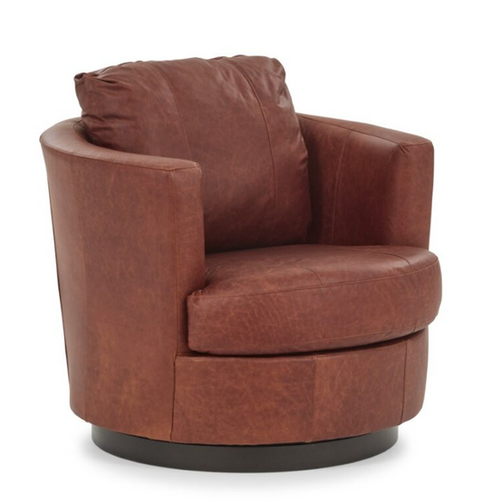 Best Chair Tina Leather Swivel Chair