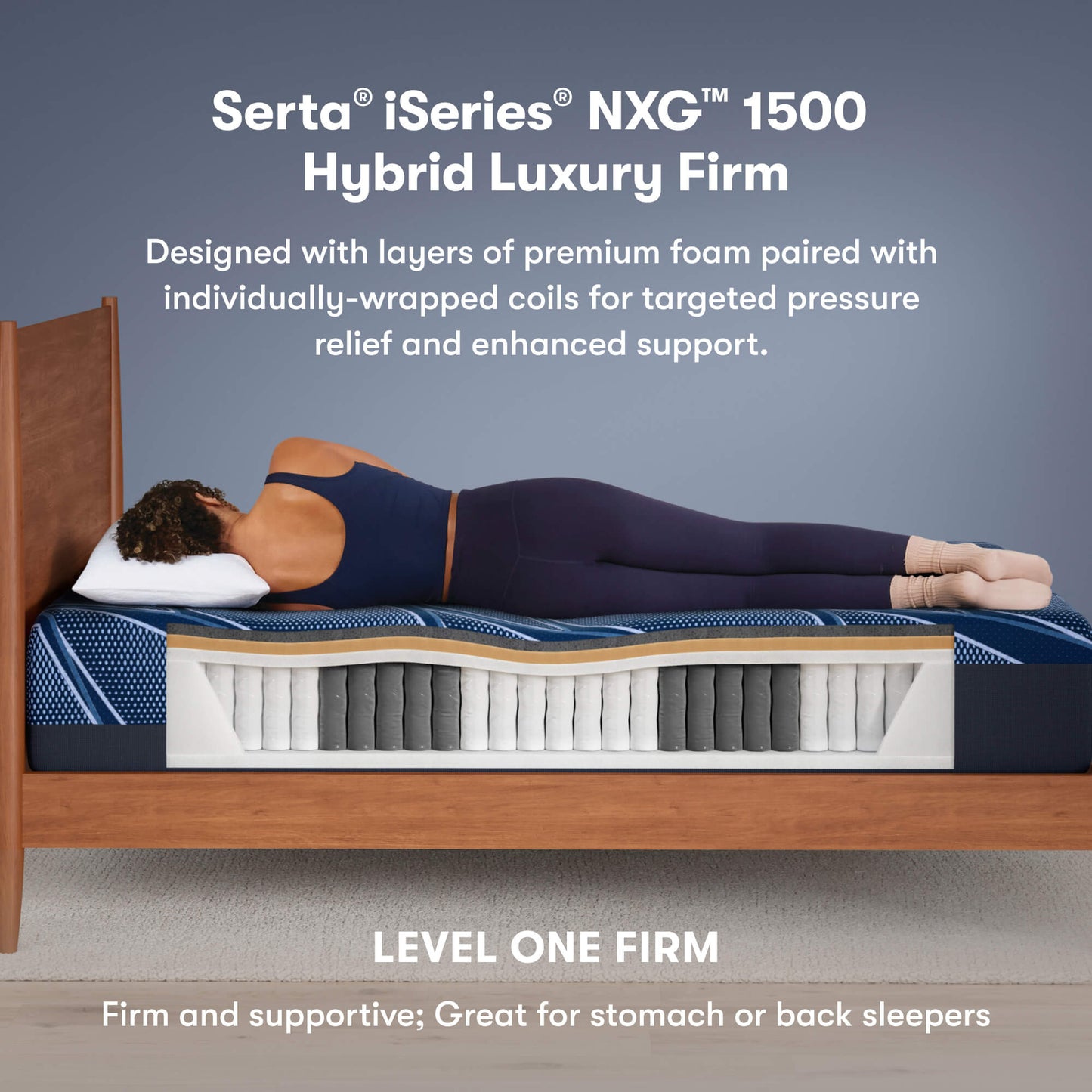 Serta iSeries NXG 1500 Hybrid Firm 12"