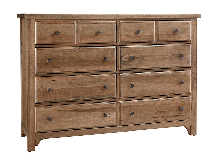 Vaughan-Bassett Cool Farmhouse Natural CF Dresser - 8 Drawer