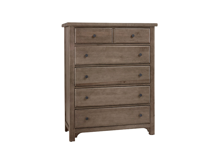 Vaughan-Bassett Cool Farmhouse Grey CF Chest - 5 Drawer