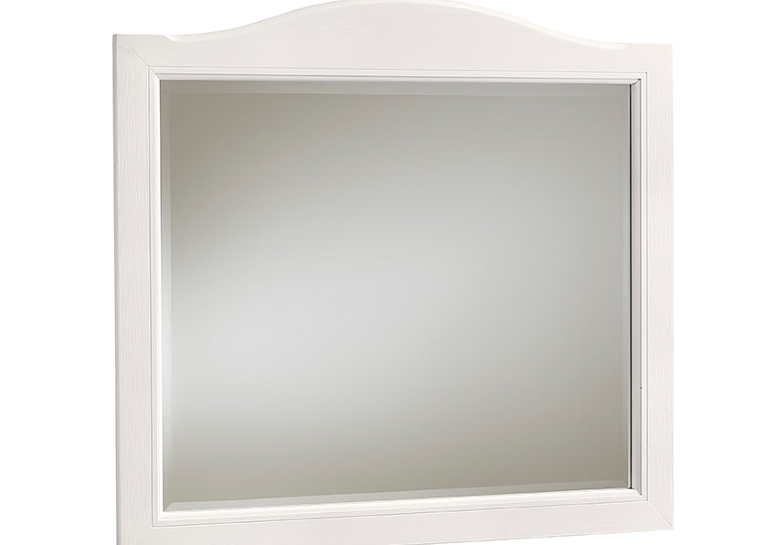 Vaughan-Bassett Cool Farmhouse Soft White CF Arched Mirror