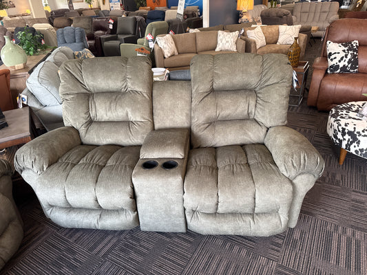Best Home Furnishings Seger Rocking Loveseat W/ Console