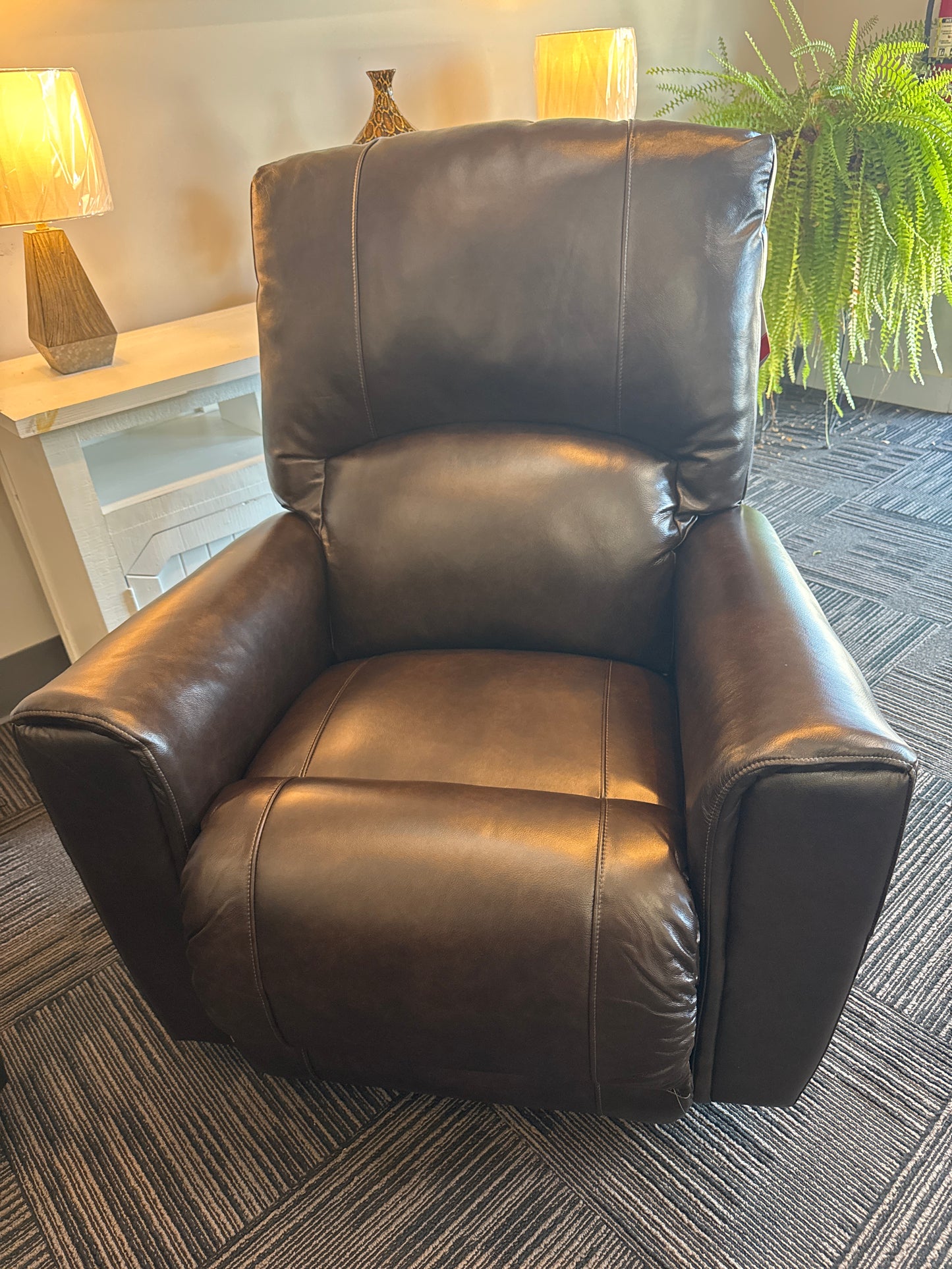 La-Z-Boy Cassian Leather Rocker Recliner