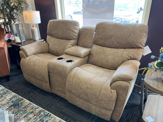 La-Z-Boy Trouper Reclining Loveseat W/ Console