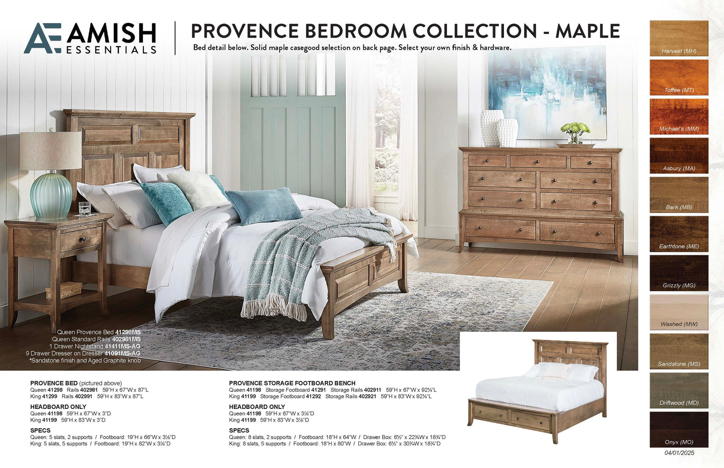 Provence Bedroom - Maple