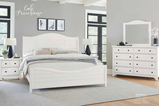 Vaughan-Bassett Cool Farmhouse -804 Soft White