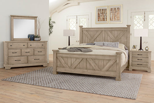 Vaughan-Bassett Cool Rustic -176 Clear Maple