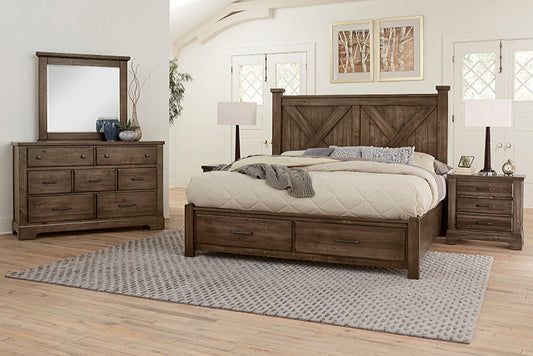 Vaughan-Bassett Cool Rustic -170 Mink