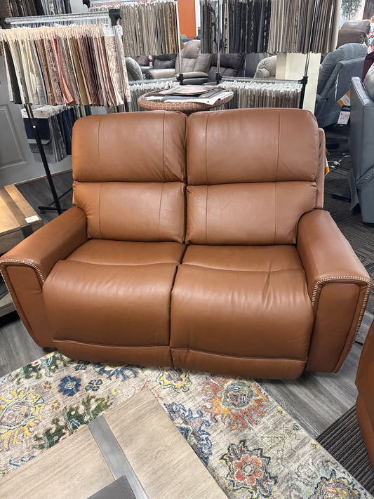 La-Z-Boy Apollo Power Leather Reclining Loveseat W/Headtilt