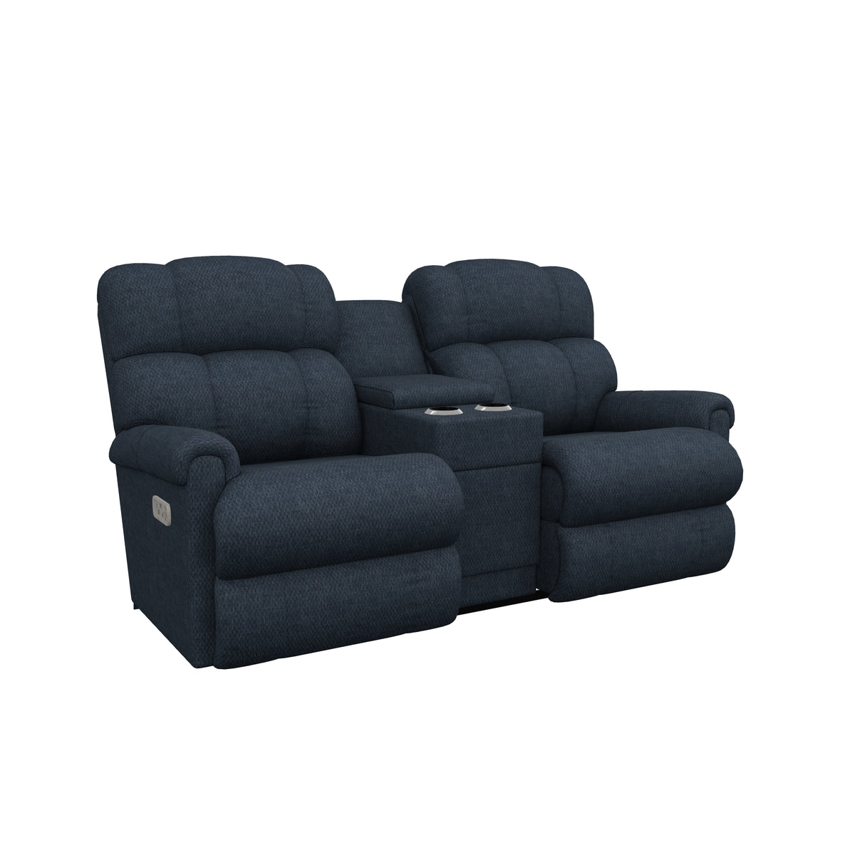 Pinnacle Power Reclining Loveseat Console W/ Head Tilt