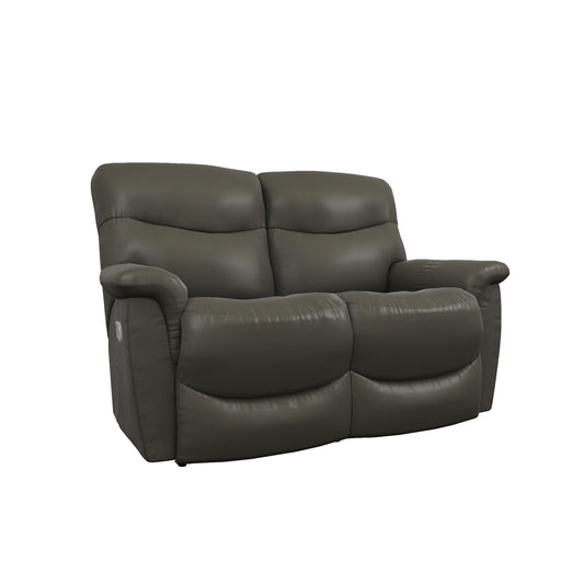 James Power Reclining Loveseat W/ Head Tilt & Lumbar Leather