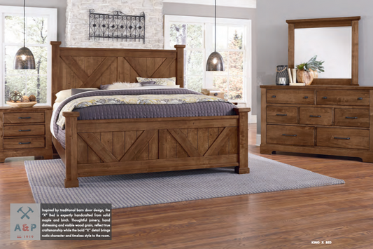 Vaughan-Bassett Cool Rustic -174 Amber